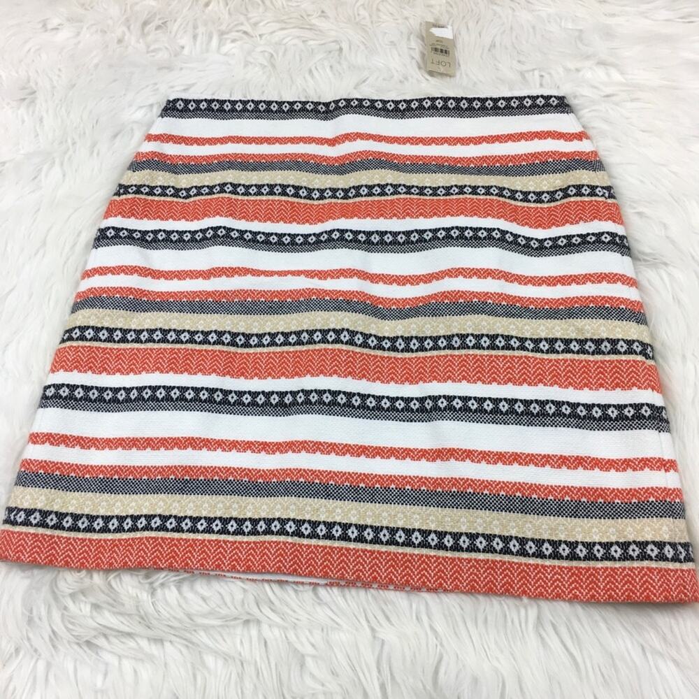 LOFT Petites Women's Pencil Skirt Southwest Print